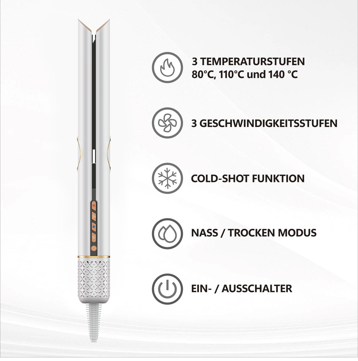 Whipl™ Straithair Pro – prostownica powietrzna