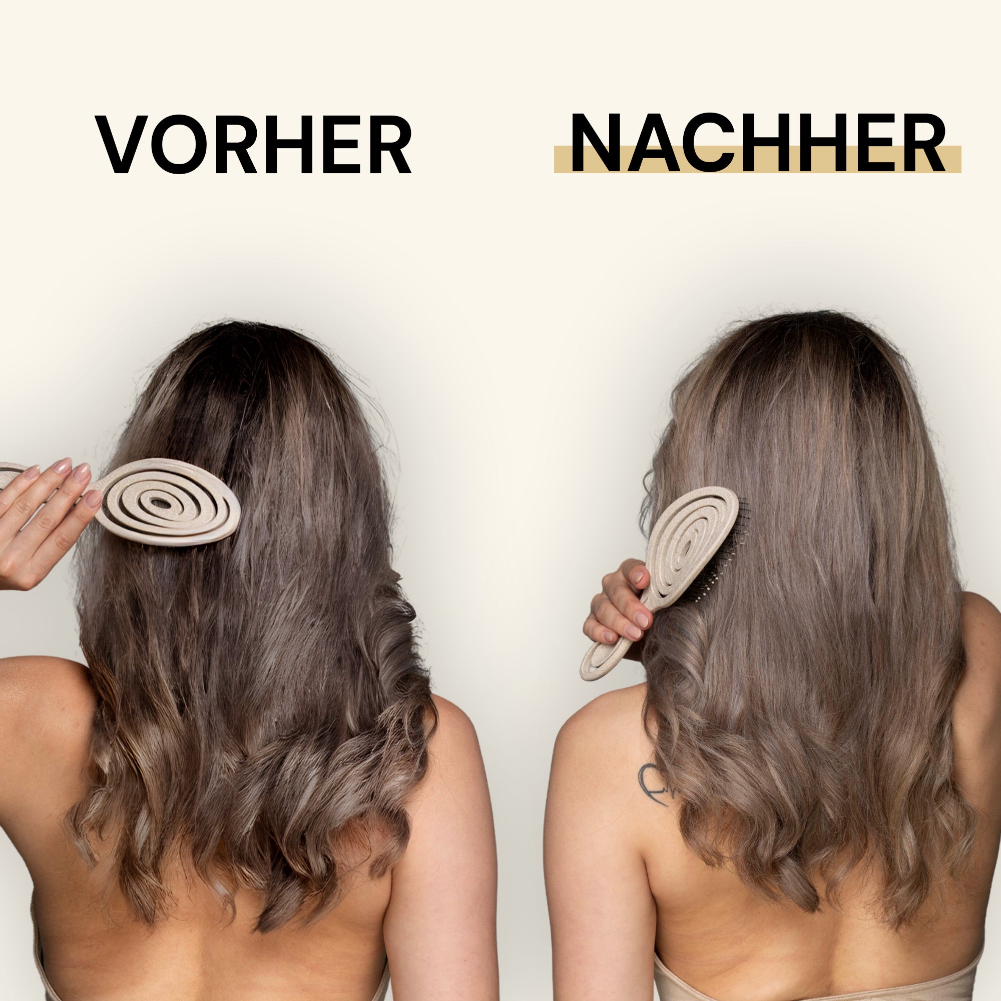 Whipl™ Snail Organiczna szczotka do rozczesywania ze sprężyną śrubową